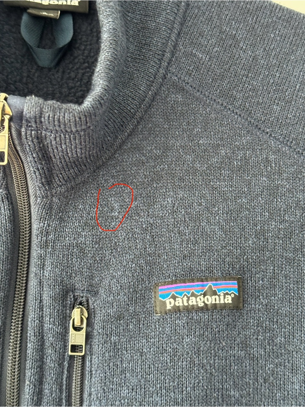 Patagonia Men's Better Sweater Fleece Vest -Navy Blue - Size XL - Picture 13 of 13